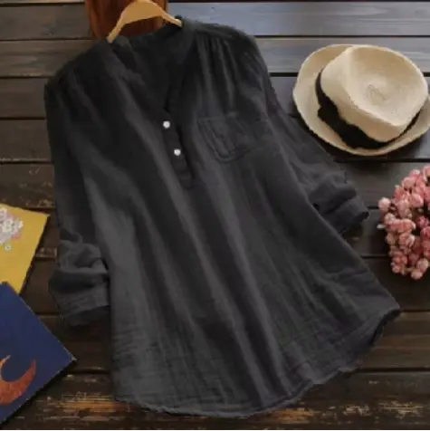 Women lose blouse long sleev